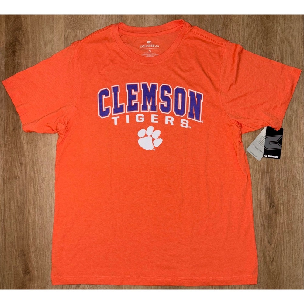 NWT Men's Clemson Tigers Colosseum Tee - XL - Orange